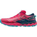 Mizuno Wave Daichi 7 Damen Traillaufschuhe rot Offroad gepolstert Laufsport