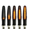 4x 12 LED Blinker Motorrad Laufeffekt Lauflicht Sequentiell Warnlicht DE NE Z4S4