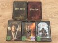 Herr der Ringe 1+2 und Der Hobbit 1+2+3 DVDs