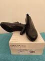 Geox Damen Stiefelette,Ankle Boots Stiefel Lea schwarz 41,7,5 wie neu 