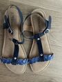 Tamaris Sandalen Blau Gr. 39