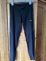 Nike Sportleggins Damen Größe M, Schwarz Lang 