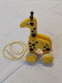 Brio Nachziehtier Giraffe Babyspielzeug Holzspielzeug