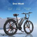 E Mountainbike 800W Elektrofahrrad 26 Zoll E-bike Fatbike Pedelec Fahrrad E-MTB