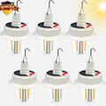 1-6x LED Solarleuchte Outdoor RGB Camping Lampe USB Aufladbar Laterne Zelt Licht