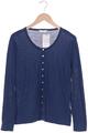 Peter Hahn Strickjacke Damen Cardigan Jacke Gr. EU 44 Baumwolle Blau #933nwwf