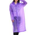 Damen Herren Lange Regenjacke Raincoat Regenmantel mit Kapuze Regenschutz.く