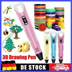 DIY Kinder 3D Stifte Set 3D Druckstift 3Farben PLA Filament 3D Printing Pen