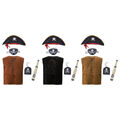 Kinder Piraten Kostüm Outfit Set Halloween Piratenkostüm Haken Uniform Party