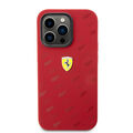 Ferrari iPhone 15 Pro Hülle Cover Case Silicone Innenfutter All Over SF