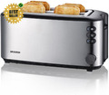 SEVERIN Automatik-Langschlitztoaster, Toaster Mit Brötchenaufsatz, Hochwertiger 