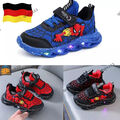 🔥Kinder Spiderman Schuhe LED Licht Up Sneakers Jungen Mädchen Blinkende Trainer