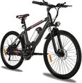 26 Zoll E-Bike Elektrofahrrad E-Mountainbike Pedelec 36V 12,5Ah Akku 250W Herren