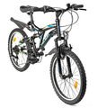 24 Zoll Guardian Kinderfahrrad MTB Shimano mit Beleuchtung nach StVZO Schwarz