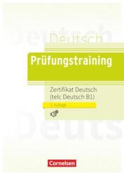 Prüfungstraining DaF - B1 Zertifikat Deutsch/telc Deutsch B1 - Übungsbuch m 4920