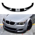 Frontstoßstange Spoiler Lippe Kit Für 2004-2010 BMW 5er E60 E61 M5 Glänz Schwarz