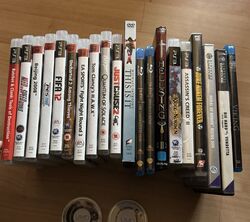 Konvolut Spiele PS3 GameCube PSP Bluray DVD Sammlung Sammlungsauflösung