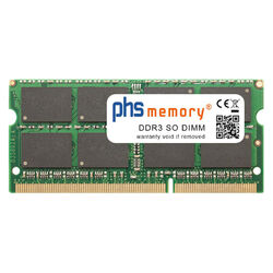 4GB RAM DDR3 passend für Asus X54H SO DIMM 1066MHz Notebook-Speicher