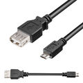 Micro USB USB-OTG Adapter Kabel 2.0 Typ B Stecker auf USB Typ A Buchse Anschluss