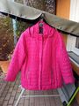 Damen Steppjacke Gr. 50 Pink Himbeere mit Kapuze