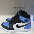 Nike Air Jordan 1 Retro High OG University Blue UNC Toe EU 44 US 10 UK 9 wie neu