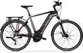 28 Zoll E-Bike TechniBike Trekking Elektro Pedelec 10 Gang Schwarz Rot Gr.M