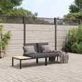 Gartenmöbel Sofa Gartenbank Garnitur Lounge Sitzgruppe 3-tlg. Aluminium vidaXL