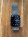 Apple Watch Series 6 44mm Edelstahlgehäuse mit Milanaise Silber Armband