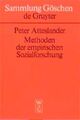 Methoden der empirischen Sozialforschung. von. Unter Mitarb. von Jürgen Cromm ..