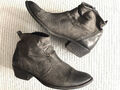 PAUL GREEN bequeme BOOTS Stiefelette ECHTLEDER Taupe Grau Gr. 39 39,5