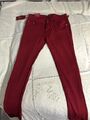 Damen Stretch Hüfthose Hose Jeans-Look Röhre Skinny Treggings Jeggings XL