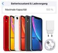 Apple iPhone XR - 64 128 256GB - SEHR GUT - 100% BATT. - Spacegrau Weiß Rot