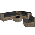 Rattan Lounge Verona Rattan-Lounge Rattan-Gartenmöbel Balkonmöbel natur B-Ware