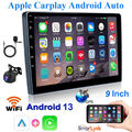 2+32G 9" Android13 Autoradio Double 2DIN mit CarPlay GPS Navi WiFi MP5 + Kamera