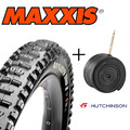 Maxxis MINION DHR II EXO TR Faltreifen 26x2.30" 58-559 + Hutchinson Schlauch