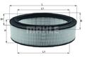 KNECHT LX 2844 Luftfilter für DACIA RENAULT