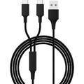 Smrter USB-Ladekabel USB 2.0 USB-A Stecker, USB-C® Stecker 1.20 m Schwarz