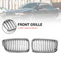 2PCS Sport Kühlergrill Performance Für BMW 7 Series E38 1994-2001 Chrom