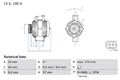 BOSCH Lichtmaschine Generator Lima 0 986 044 010 +68.81€ Pfand für ASTRA CC OPEL