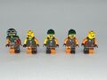 Lego Figur 5x  Ninjago Flintlocke Bucko Sqiffy Cyren Luftpiraten 70594 70605