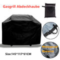 Grill Abdeckhaube Abdeckung für BBQ Gasgrill Abdeckung Schutz Plane 145x61x117cm