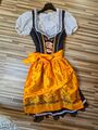 Dirndl Set mit Bluse und Schürze Gr.36