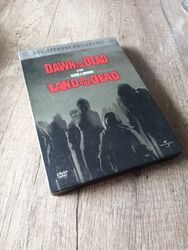 Dawn of the Dead / Land of the Dead - UNCUT - (Steelbook) - 2 DVDs - FSK 18 