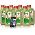 7x 1 L LITER CASTROL EDGE 5W-30 LL MOTOR-ÖL MOTOREN-ÖL 31790613