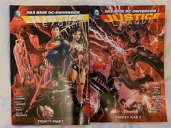 DC Comics- JUSTICE LEAGUE TRINITY WAR, deutsch, gebr.