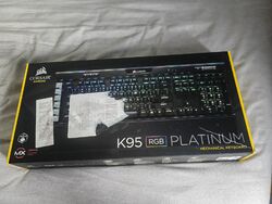 corsair k95 rgb platinum Cherry mx RGB GEBRAUCHT Box leicht beschädigt