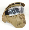 Airsoft-Maske Paintball Vollgesichtsmaske m. Schutzbrille für Airsoft--BB-Jagd