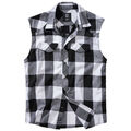 Brandit Checkshirt Sleeveless Holzfäller Weste Hemd ärmellos Karo kariert S-7XL