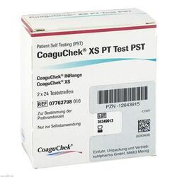 COAGUCHEK XS PT Test PST 2X24 St PZN 12643915