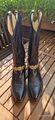 Cowboystiefel Tony Lama Made in the USA Original Gr 40, 5 schwarz echtes Leder 